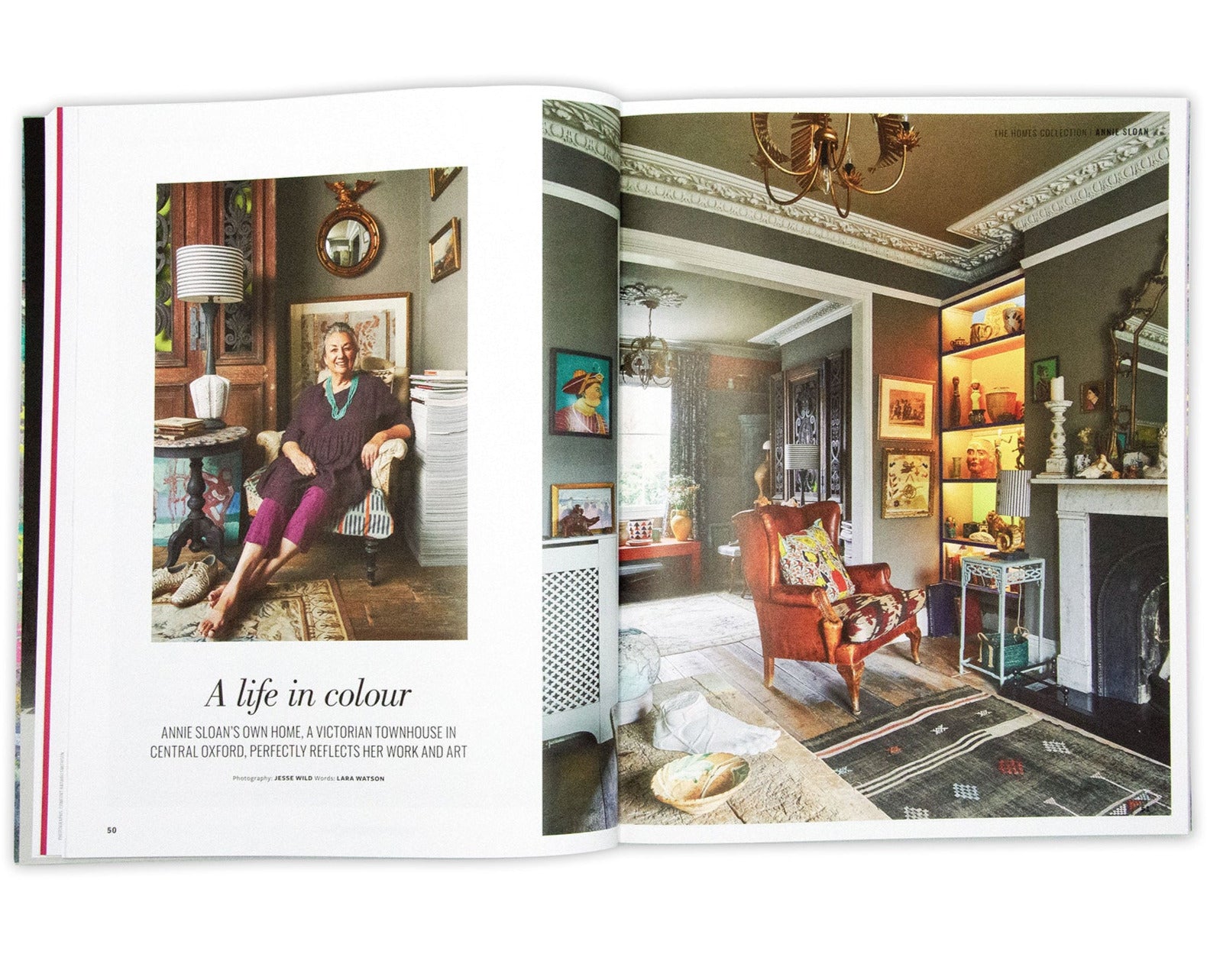 I nummer 6 av The Colourist presenteras Annie Sloans vackra hem i Oxford.
