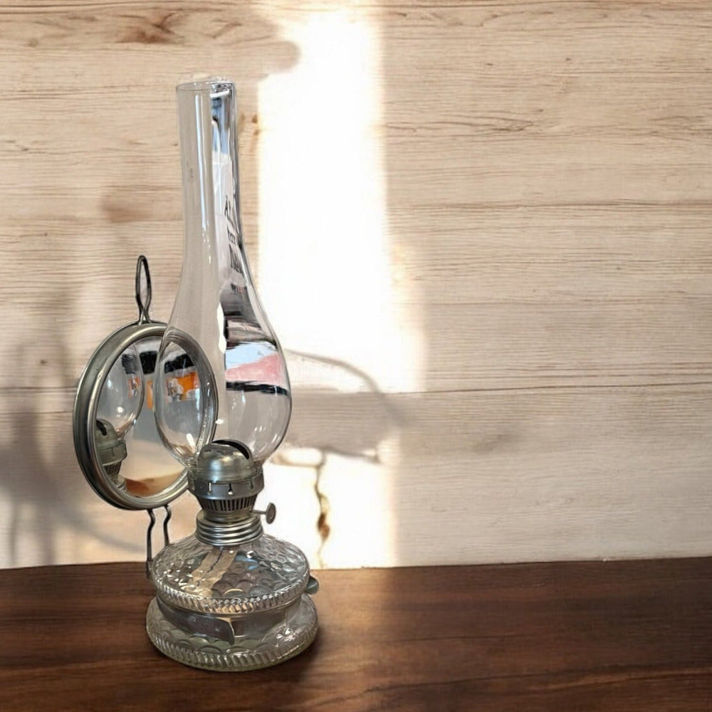 Fotogenlampa för vägg med spegel