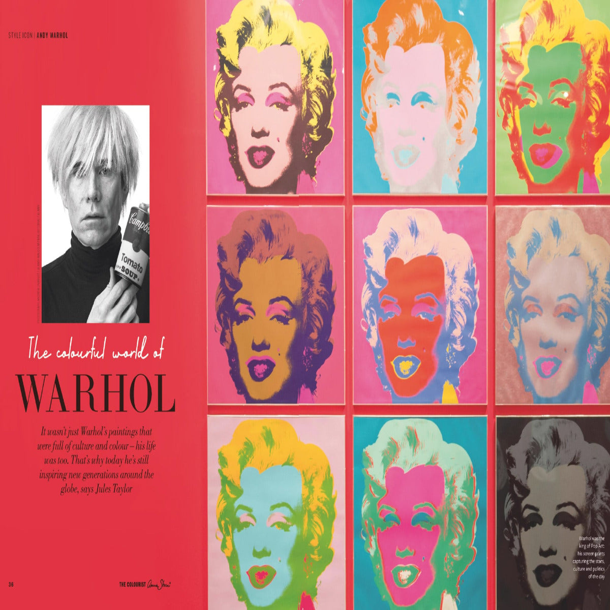 I Annie Sloans magasin nr 8 presenteras Andy Warhol. 