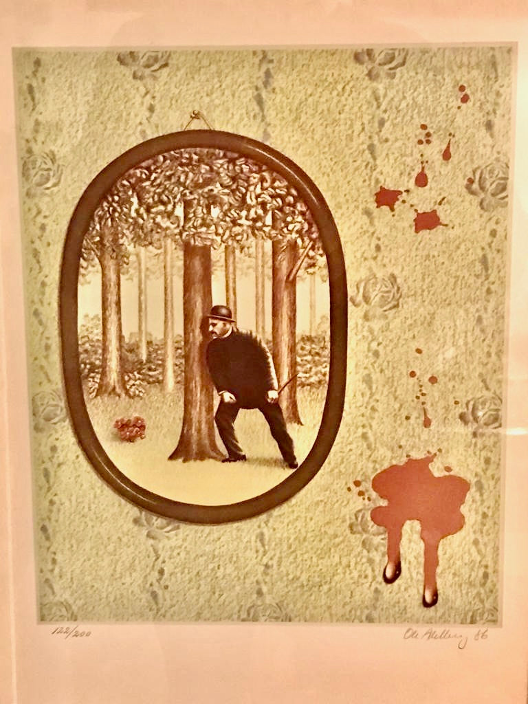 Surrealistisk konst med Ole Ahlberg