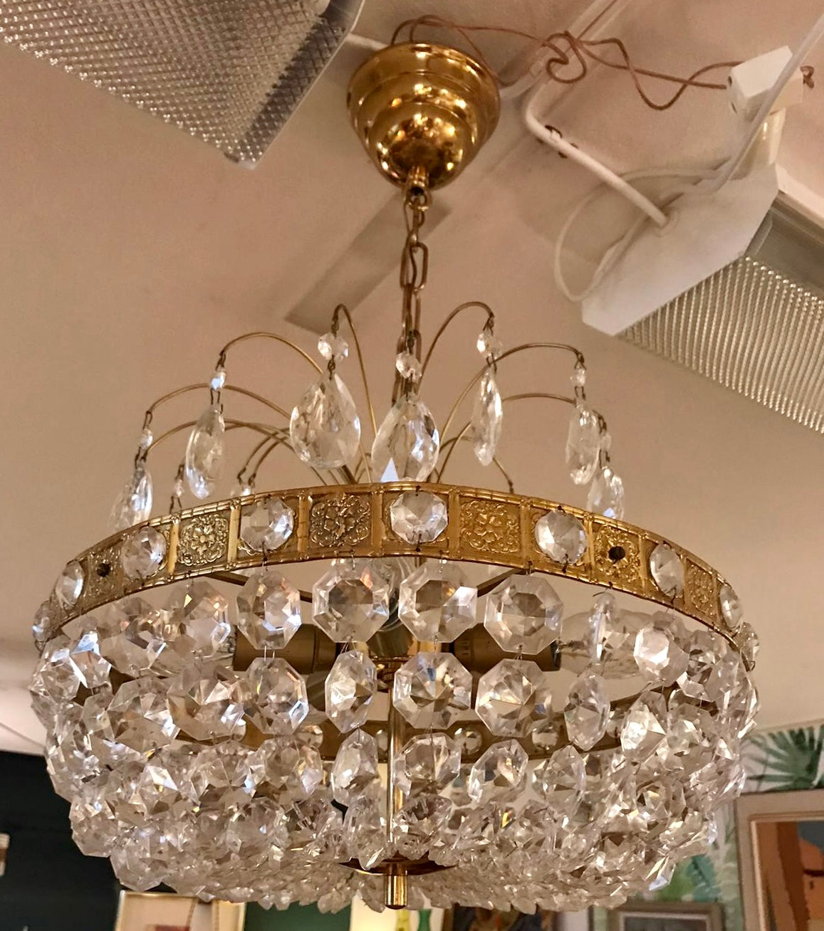 Kristallkrona i modernare design