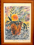 Poster med blomkruka av Lena Linderholm
