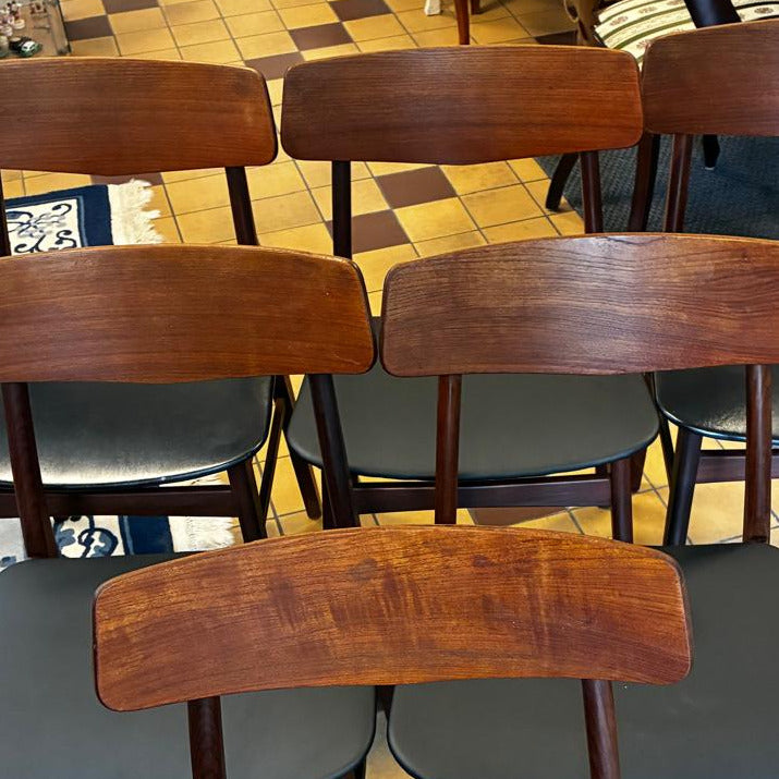 Danska matstolar i teak – 1960-tal
