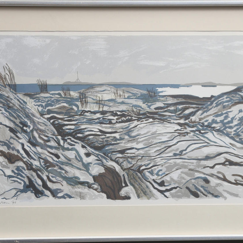 Sven Olof Ehrén (1927–2003) var särskilt uppskattad för sina natur- och landskapsmotiv i grafik.&nbsp;