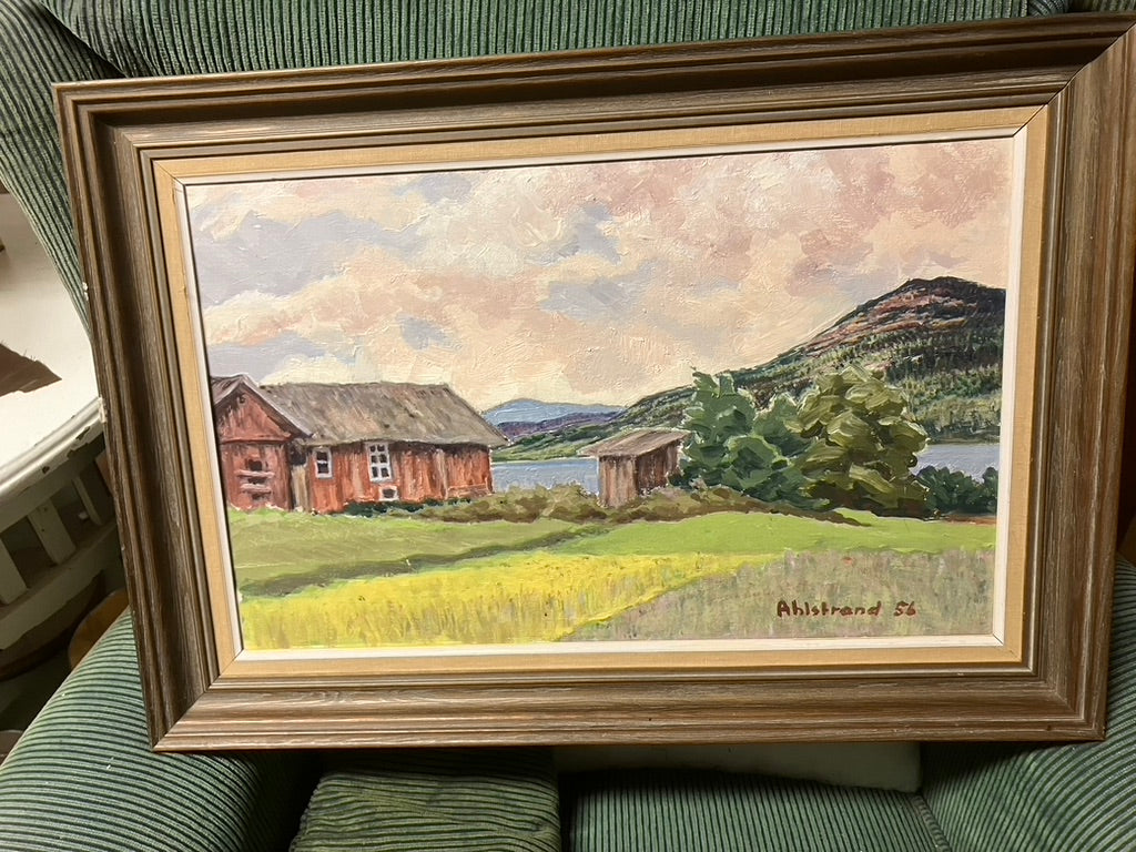 Tavla med Norrlandsmotiv