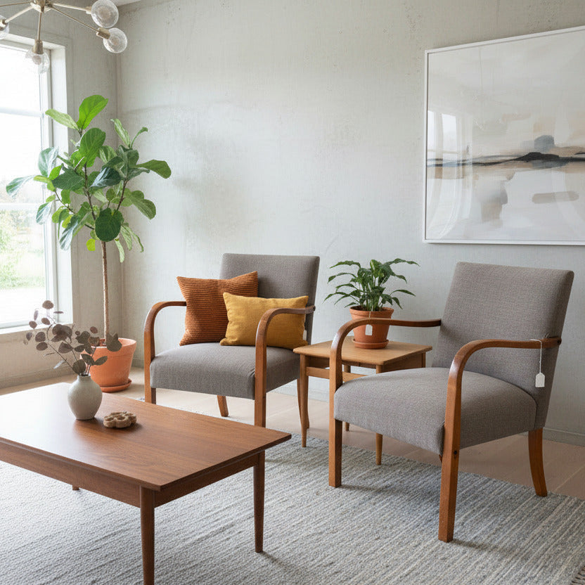 Fåtöljer i funkis-/Swedish Modern Stil