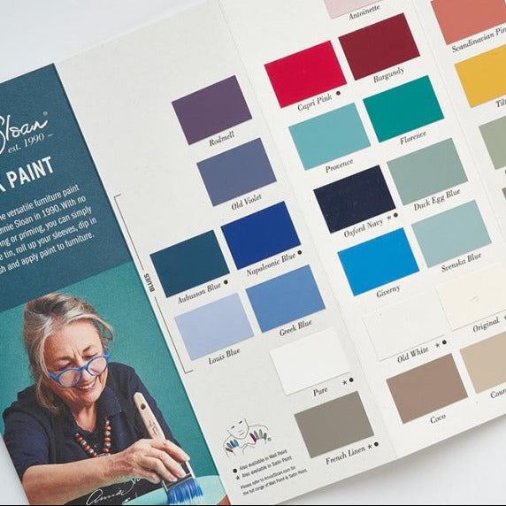 Färgkarta över Annie Sloan Chalk Paint™