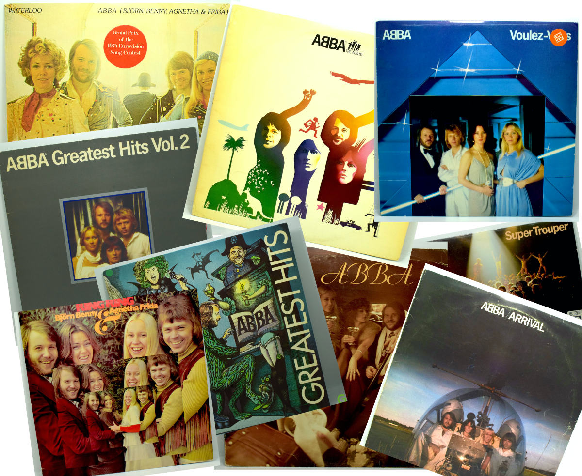 ABBA LP-skivor till försäljning