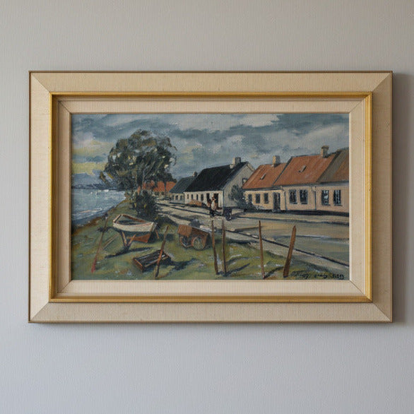 Borstahusen målat av Hjalmar Lindblom (1901-1989). 