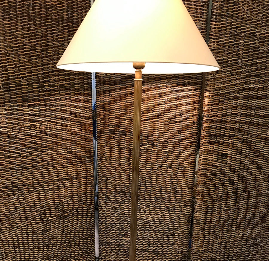 Mässingslampa från 50-talet