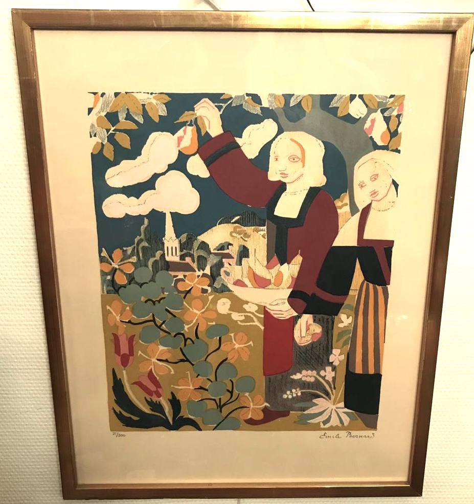 Fruktplockerskor av Émile Bernard
