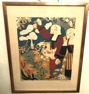 Fruktplockerskor av Émile Bernard