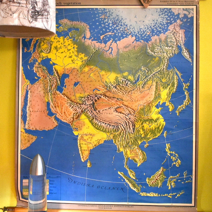 Världskarta från 1953